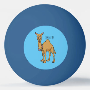 Happy Camel Cartoon Illustration Tischtennisball