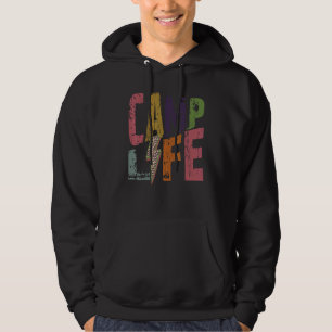 Happy Camp Life Fun Camping und Wanderfreude C Hoodie