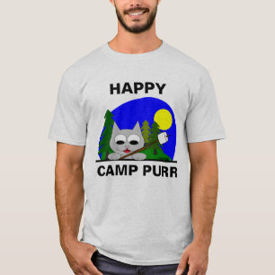 Happy Camp Purer Camper Cat Funny T Shirt