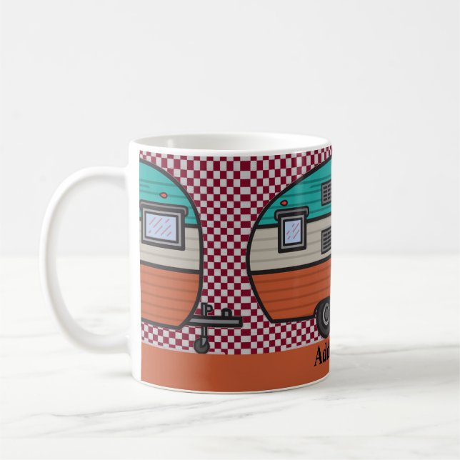Happy Camper, add text, Coffee Tasse (Links)