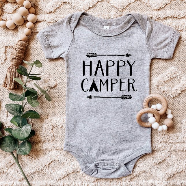Happy Camper Baby Strampler (Von Creator hochgeladen)