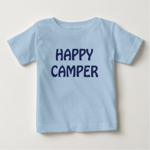 Happy Camper Backpack Säugling Blue T - Shirt