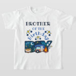 Happy Camper Birthday Shirt Brother Camping<br><div class="desc">Feiern Sie mit diesem besonderen T - Shirt den ersten Geburtstag eines Babys,  ganz besonders und personalisiert</div>