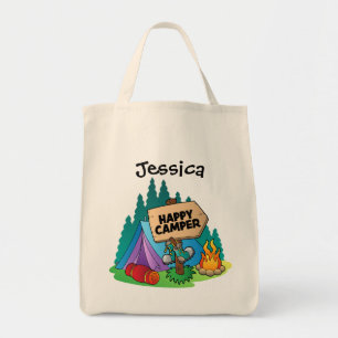 Happy Camper Budget Tasche