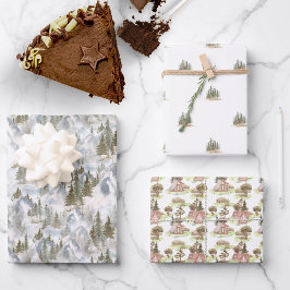 Happy Camper | Camping Birthday Party Geschenkpapier Set