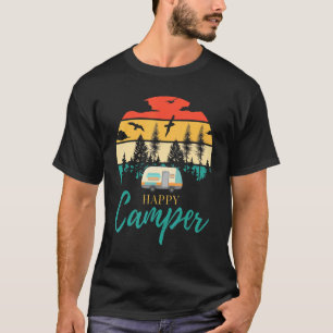 Happy Camper Camping Camping Männer Frauen T-Shirt