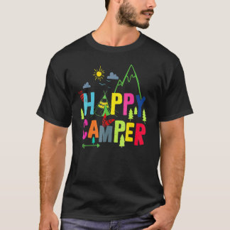Happy Camper Camping Funny Men Frauen Kinder 1 T-Shirt