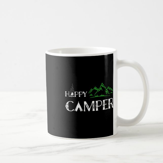 Happy Camper - Camping für Männer Kaffeetasse (Rechts)