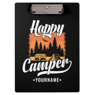 Happy Camper Camping Wandern Ristorante da Valenti Klemmbrett