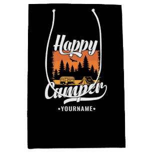 Happy Camper Camping Wandern Ristorante da Valenti Mittlere Geschenktüte
