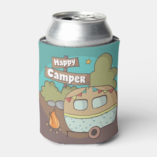 Happy Camper Can Cooler Dosenkühler (Kanne Vorderseite)