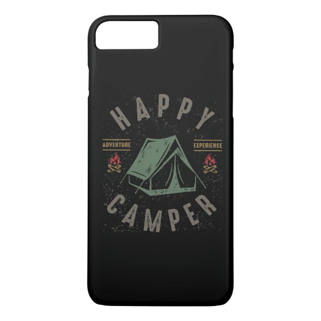Happy Camper Case-Mate iPhone Hülle (Rückseite)