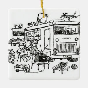 **HAPPY CAMPER*** CHRISTMAS ORNAMENT