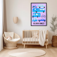 HAPPY CAMPER CUSTOM BABY NAME Campervan RV Vanlife