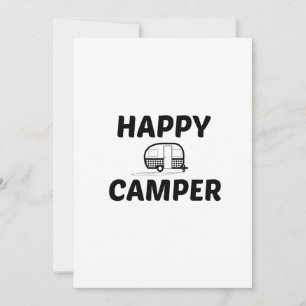 HAPPY CAMPER DANKESKARTE