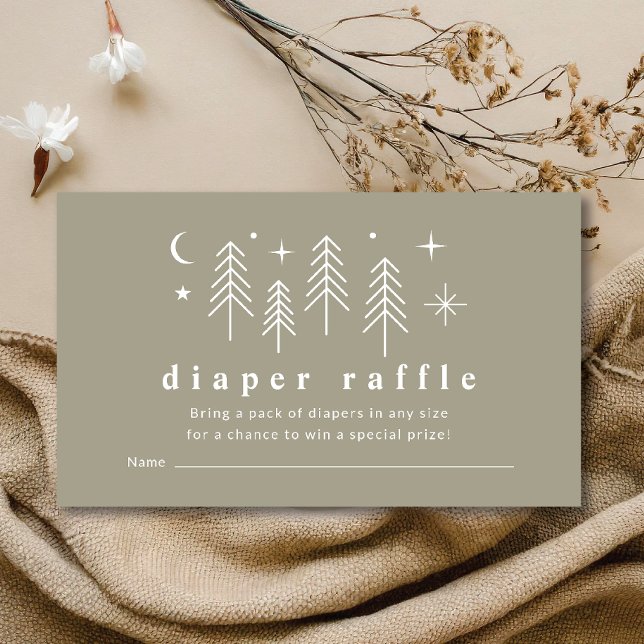 Happy Camper Diaper Raffle Begleitkarte (Von Creator hochgeladen)