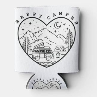 Happy Camper Doodle Dosenkühler