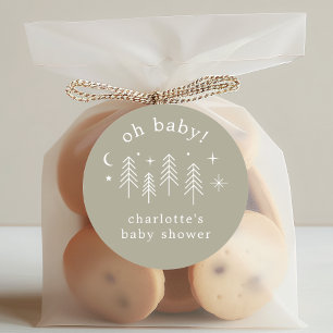 Happy Camper Es ist ein Junge Runder Aufkleber