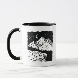 Happy Camper Funny Camping Cool Wandergrafik Tasse