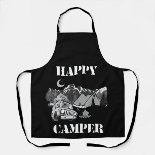 Happy Camper Funny Camping Schürze