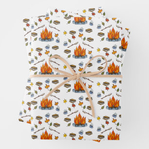 Happy Camper Gift Wrap Geschenkpapier Set