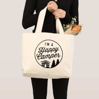Happy Camper Große Tote Tasche