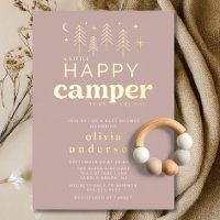 Happy Camper Kinderdusche Einladung