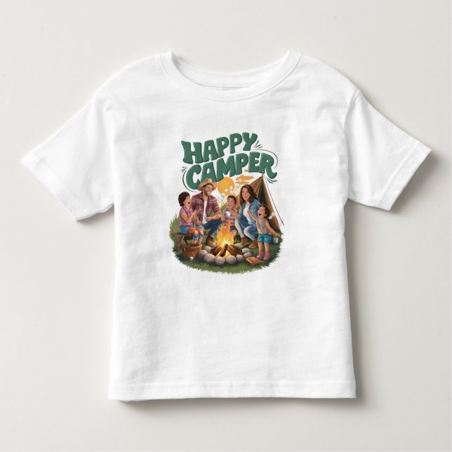 Happy Camper Kleinkind T - Shirt (1) (Vorderseite)