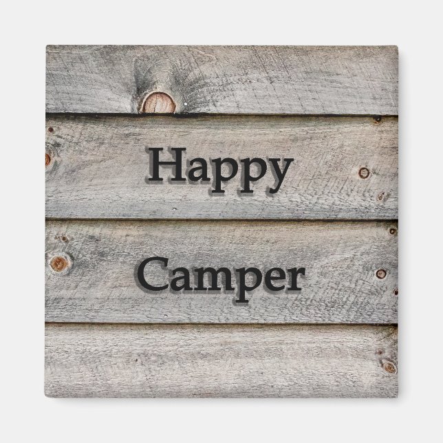 Happy Camper Magnet (Vorne)