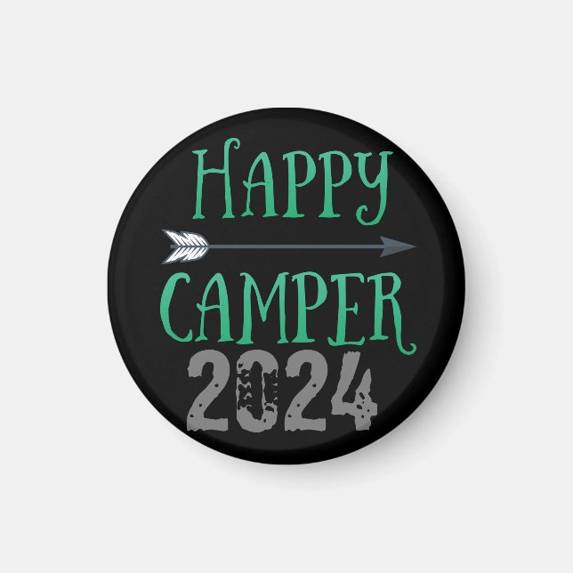 Happy Camper Magnet (Vorne)