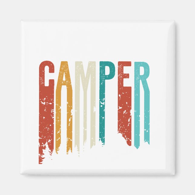 Happy Camper Magnet (Vorne)