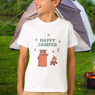 Happy Camper Niedlich Bären Camping Geburtstag T-Shirt