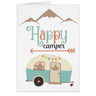 Happy Camper Niedlich Retro RV