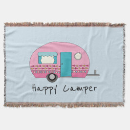 Happy Camper Pink RV Decke
