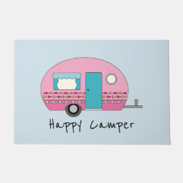 Happy Camper Pink RV Fußmatte