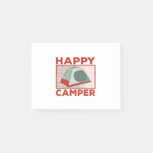 Happy Camper Post-it Klebezettel