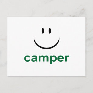 Happy Camper Postkarte