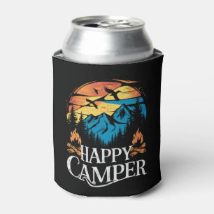 Happy Camper Retro Vintag Matching Camping Crew Dosenkühler