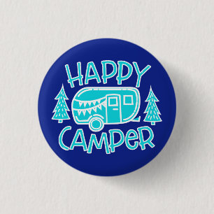 Happy Camper RV Life Sommerreise Button