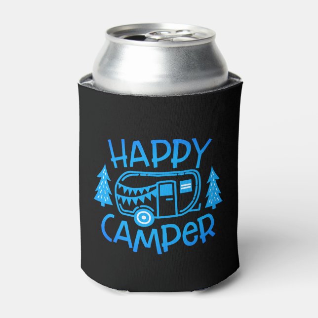 Happy Camper RV Travel Trailer Wanderlust Camping Dosenkühler (Kanne Vorderseite)
