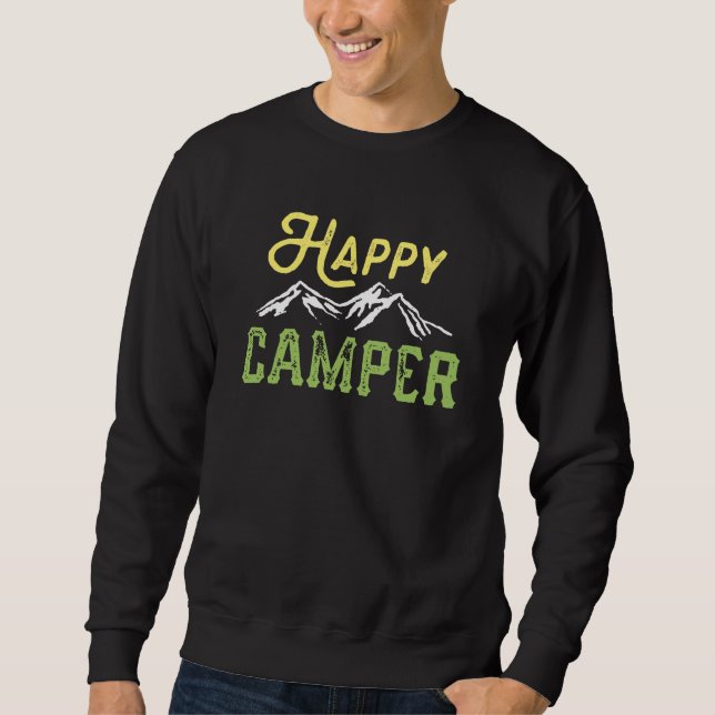 Happy Camper Sweatshirt (Vorderseite)