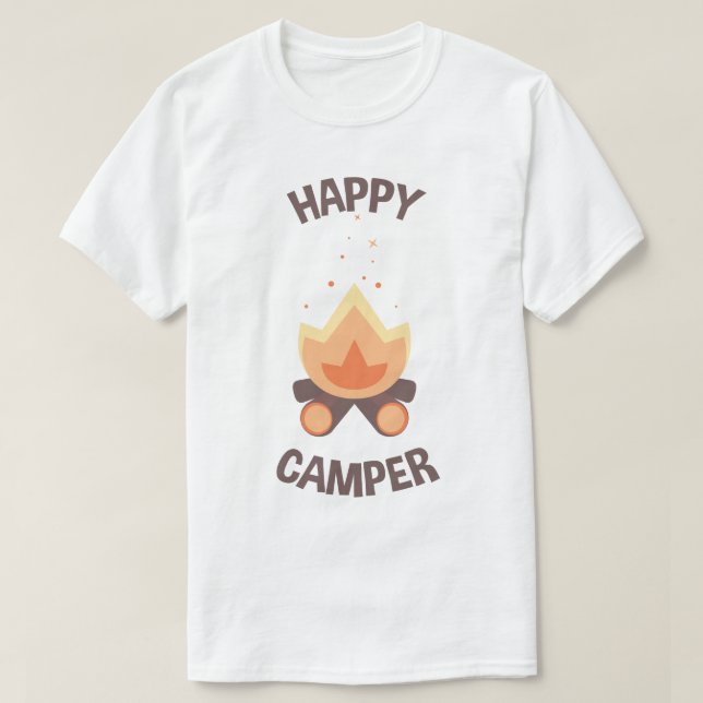 Happy Camper T-Shirt (Design vorne)