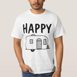 Happy Camper T - Shirt, CAMPING T-Shirt
