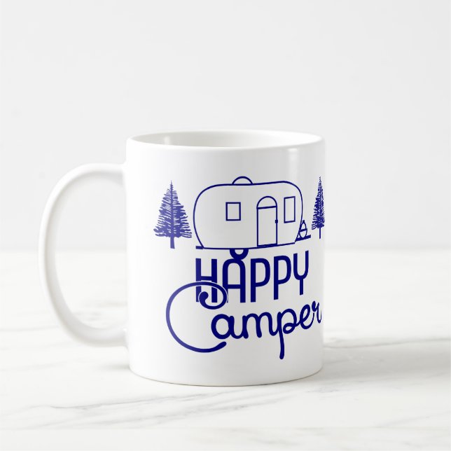 Happy Camper Tasse (Links)