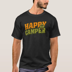 Happy Camper Tent Cooles Camping T-Shirt