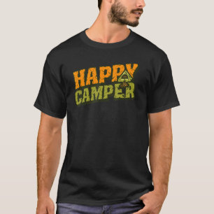 Happy Camper Tent Cooles Camping T-Shirt