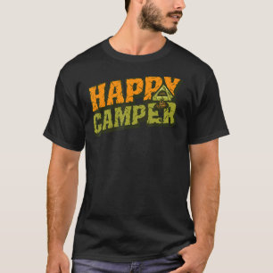 Happy Camper Tent Cooles Camping T-Shirt