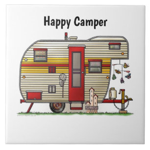 Happy Camper Trailer Fliese