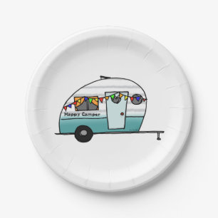 Happy Camper van Pappteller