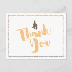 Happy Camper Vielen Dank Postcard Postkarte